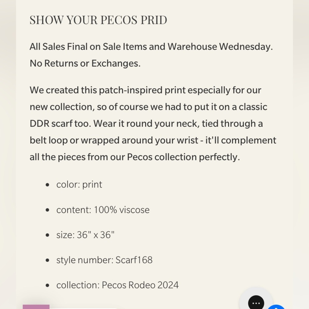 Double D Ranchwear Riggin Scarf - Picture 7 of 7